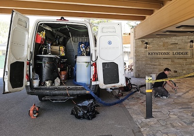 Hotel concrete lifting and void filling