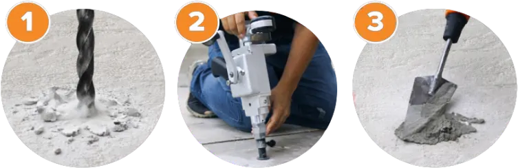 Concrete Leveling Proces