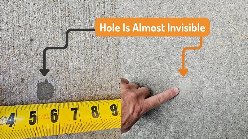 Concrete Lifting Hole Size