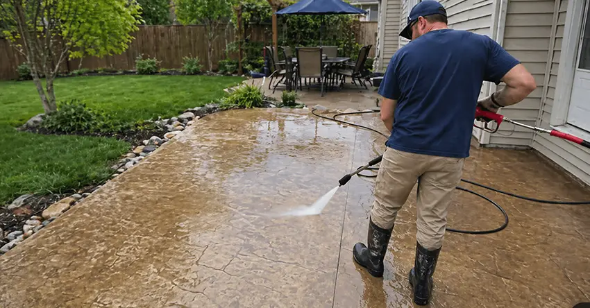 Concrete Pressure Washing Service Denver