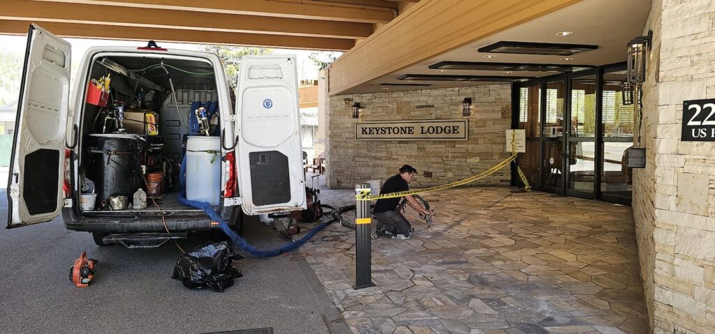 Hotel concrete lifting and void filling service