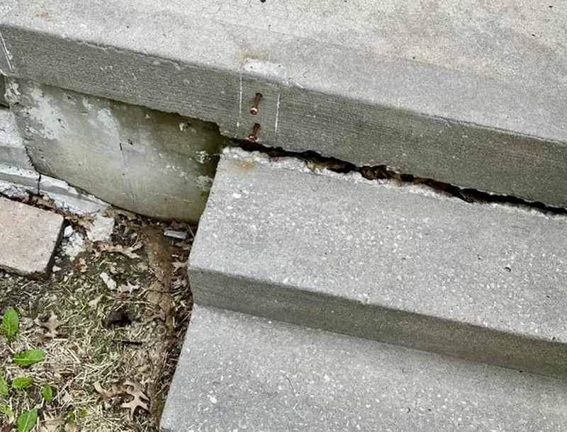 Steps Leveling Monument
